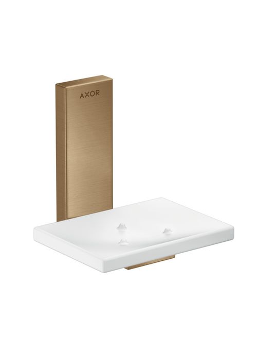 AXOR-HG-AXOR-Universal-Rectangular-Seifenschale-Brushed-Bronze-42605140 gallery number 1